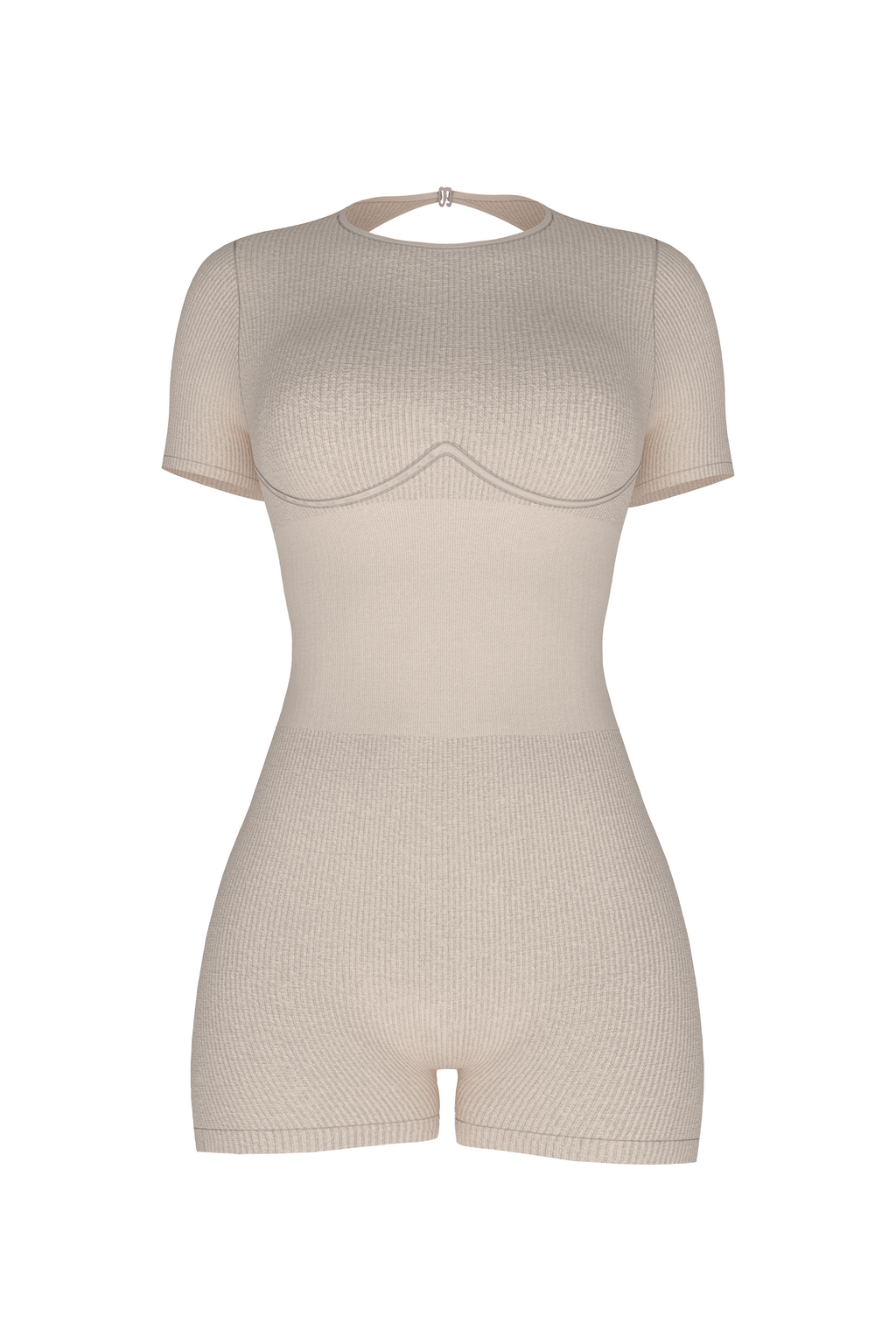 Enterizo corto manga corta sesgo Ref.324 PU