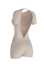 Enterizo corto manga corta sesgo Ref.324 PU