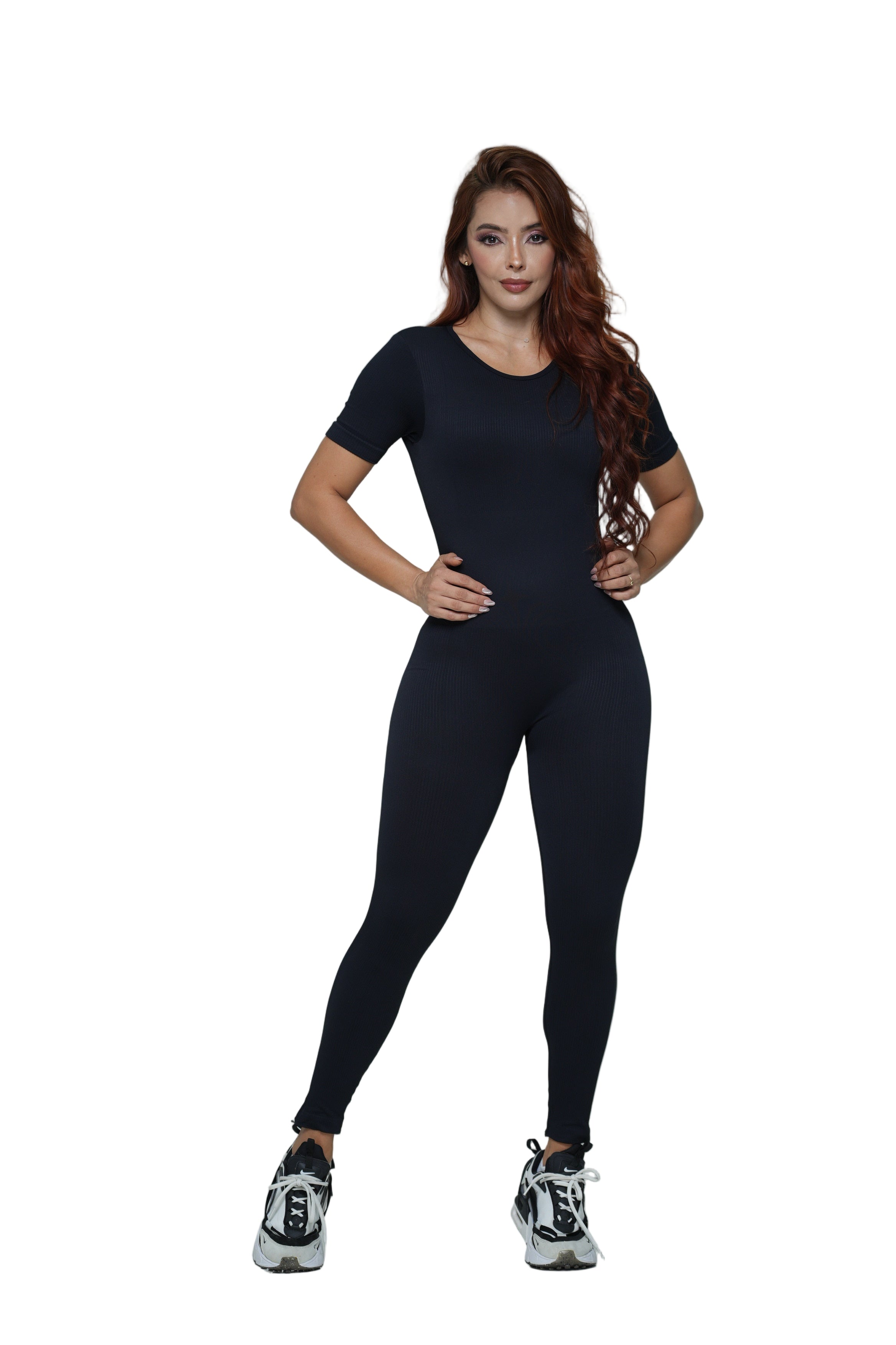 Enterizo manga corta largo ref 410 PU