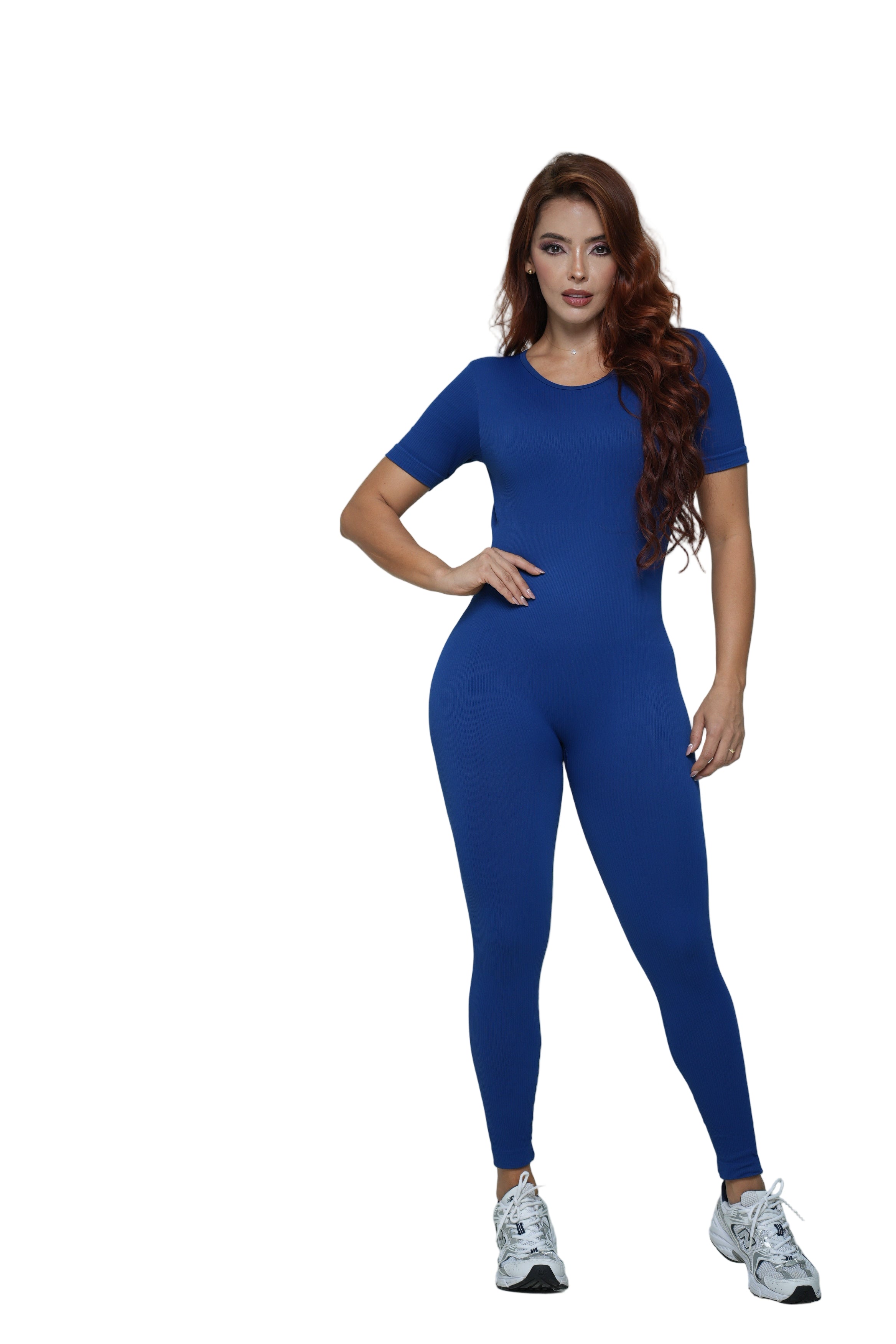 Enterizo manga corta largo ref 410 PU