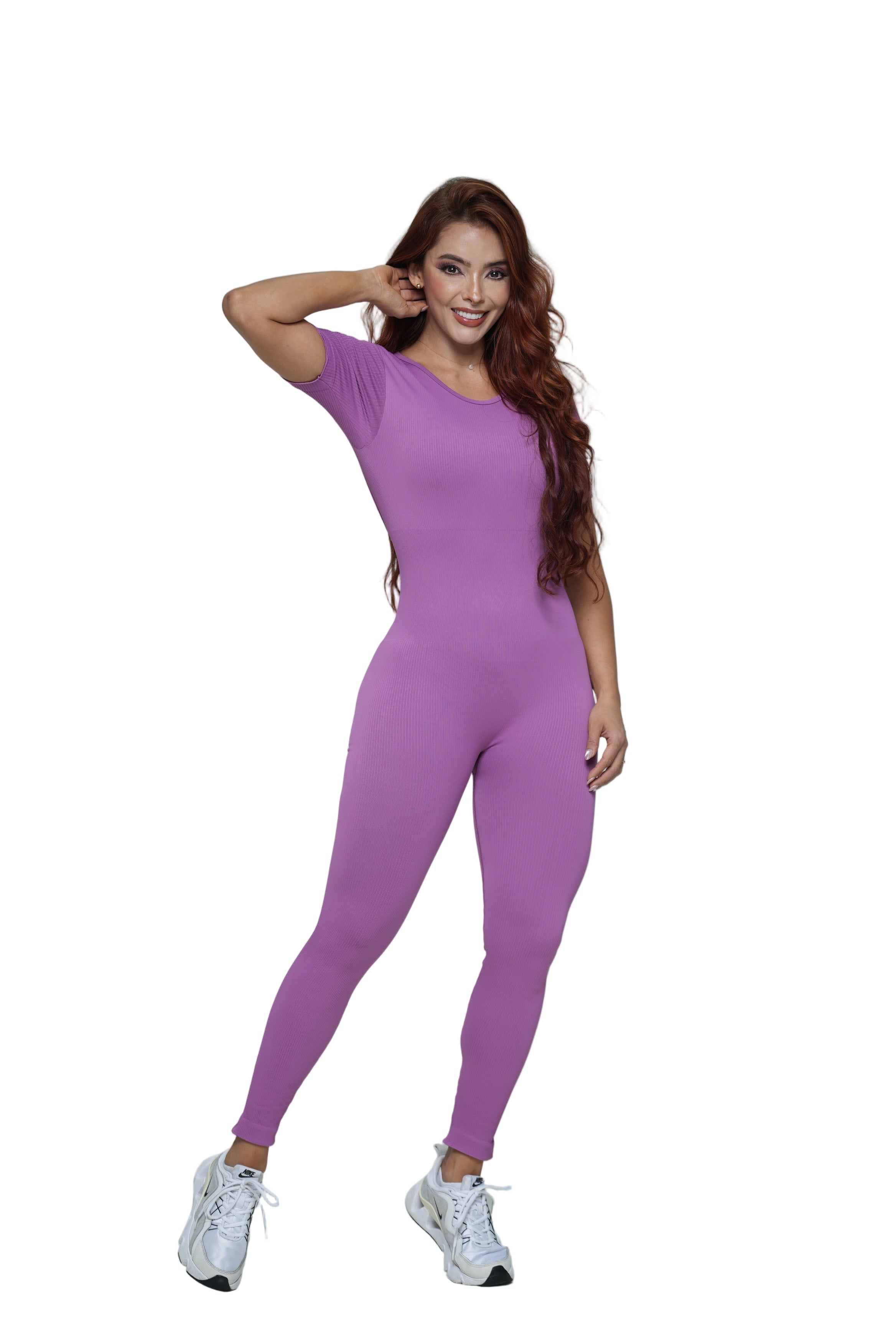 Enterizo manga corta largo ref 410 PU