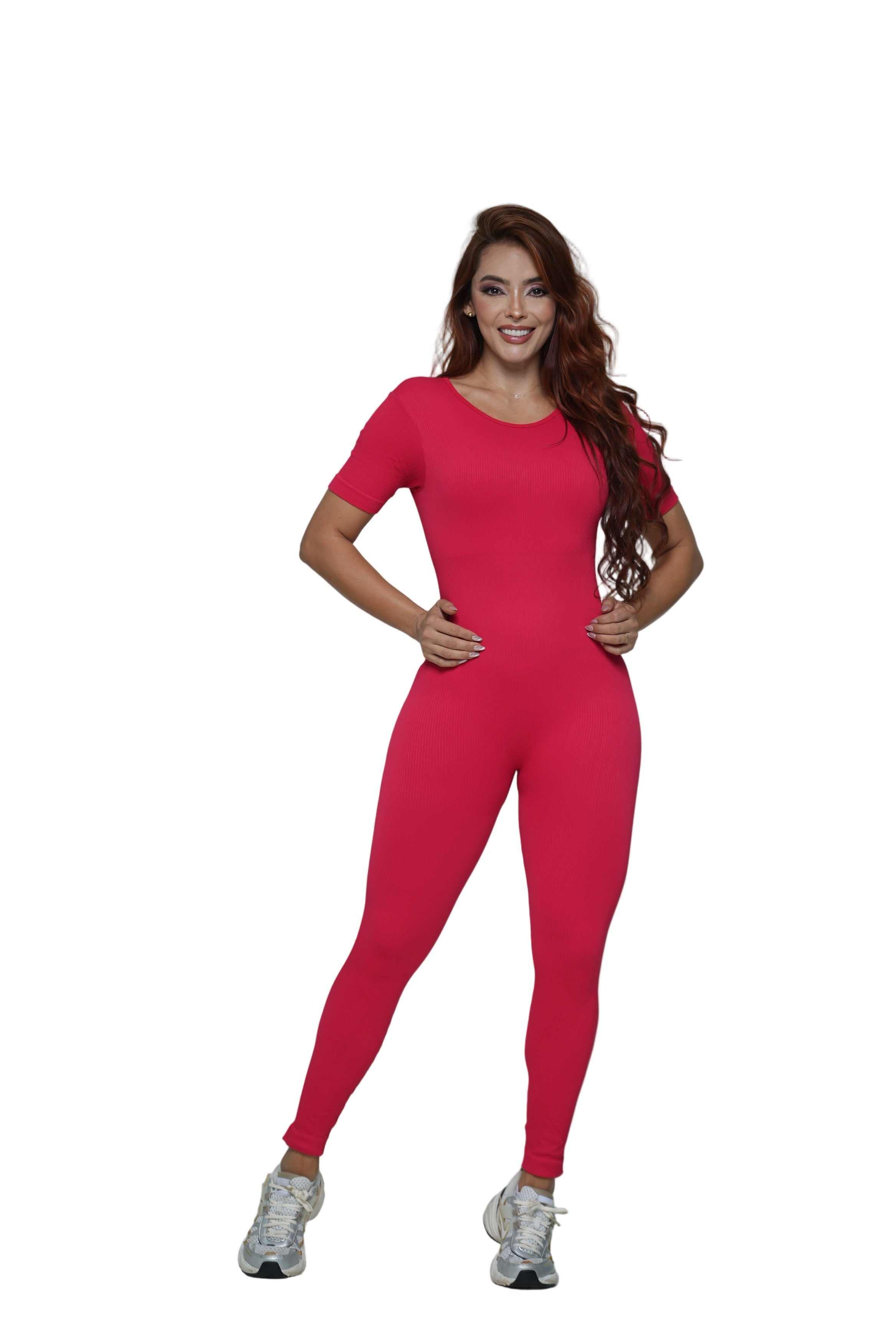 Enterizo manga corta largo ref 410 PU