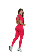 Enterizo largo manga corta sesgo Ref 438 PU