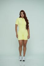 Enterizo corto manga corta cierre Ref. 320 PU