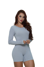 Enterizo corto manga larga ref 304 PU