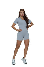 Enterizo corto manga corta lineas en faja Ref. 321 PU