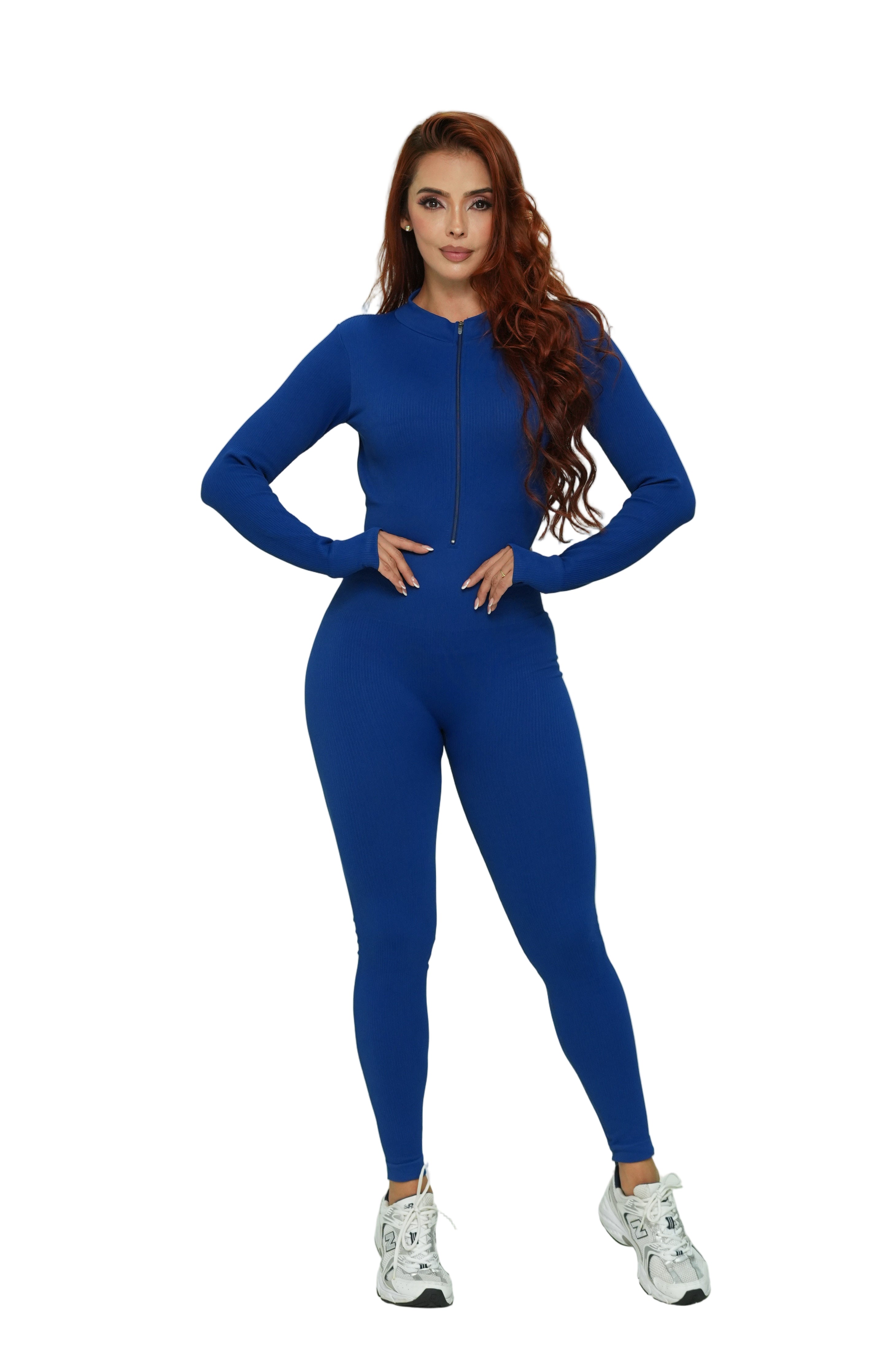 Enterizo largo cierre manga larga hueco atras Ref.430 PU