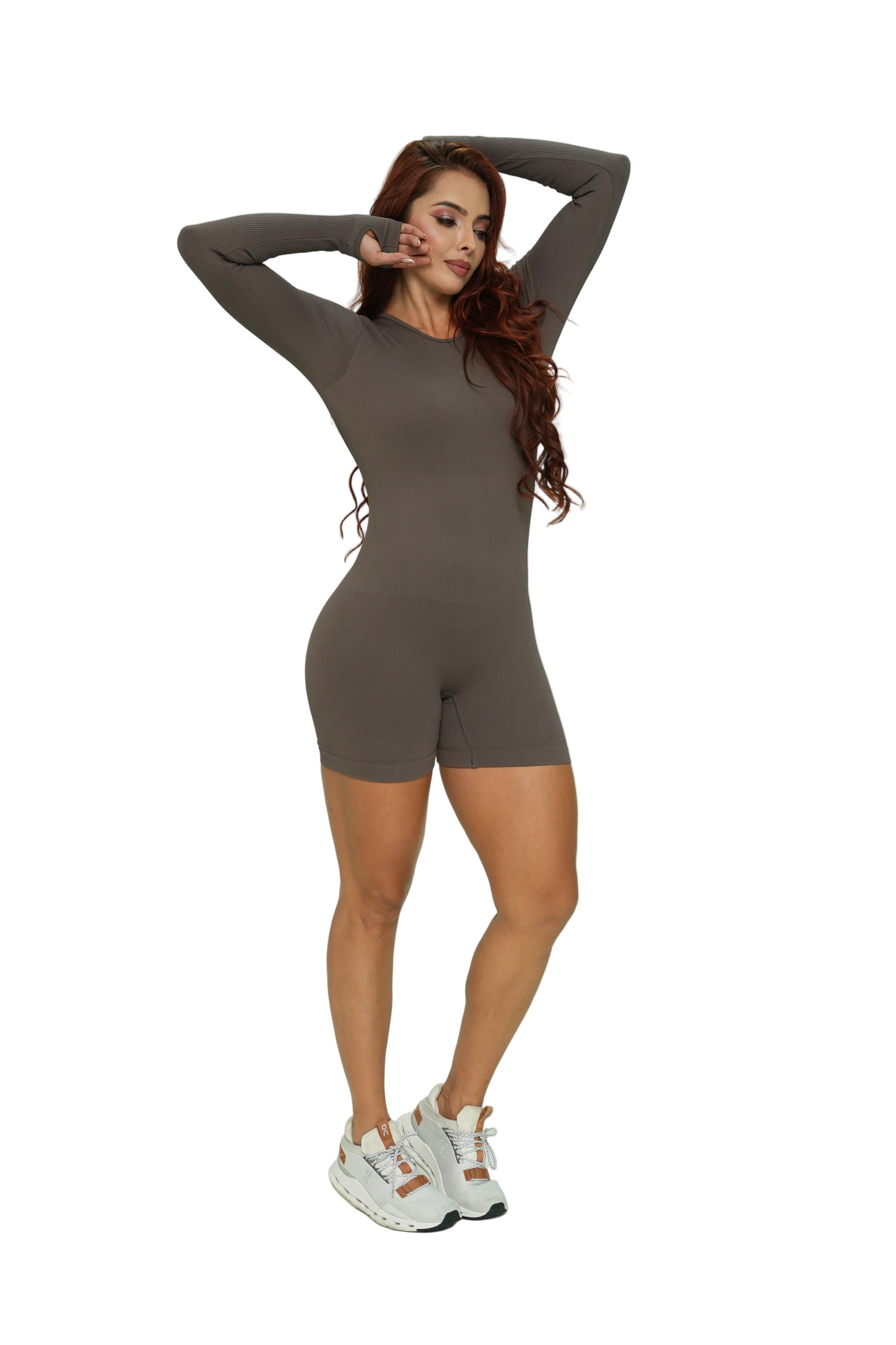 Enterizo corto manga larga ref 304 PU