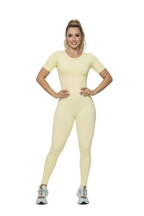 Enterizo largo manga corta lineas en faja Ref.441 PU