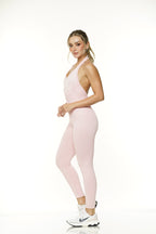 Enterizo halter largo sesgo 429