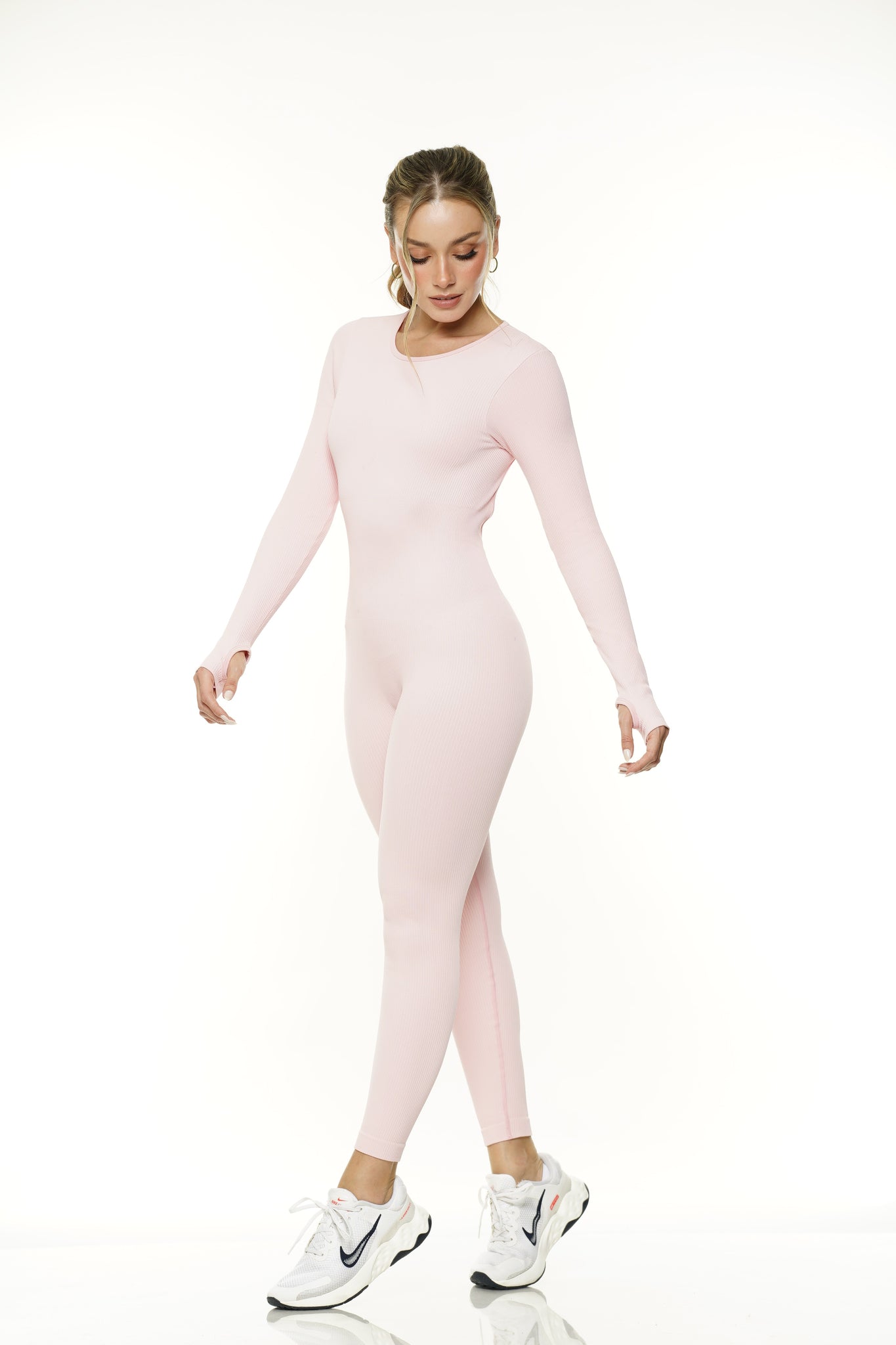 Enterizo largo manga larga 407