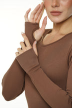 Enterizo largo manga larga 407