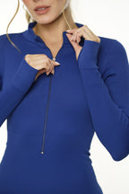 Enterizo corto cierre manga larga hueco atrás Ref.331 PU